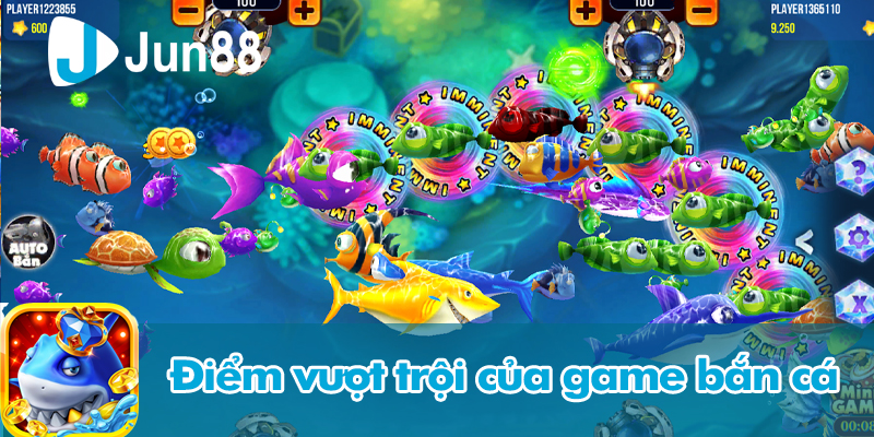 Game bắn cá nạp tiền bằng SMS với mệnh giá phong phú